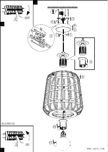 Bruksanvisning Eglo 390152 Lampa