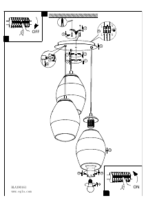 Bruksanvisning Eglo 390161 Lampa