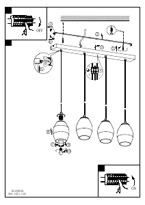 Bruksanvisning Eglo 390162 Lampa