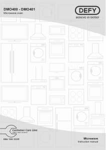 Handleiding Defy DMO401 Magnetron