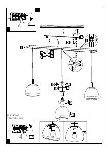 Bruksanvisning Eglo 390203 Lampa