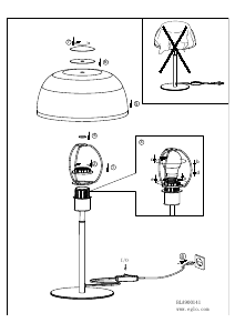 Bruksanvisning Eglo 900142 Lampa