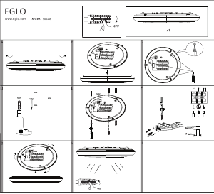 Bruksanvisning Eglo 900149 Lampa