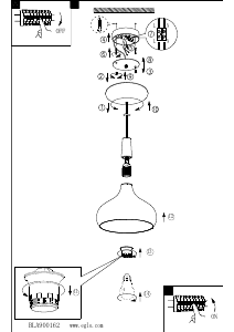 Bruksanvisning Eglo 900162 Lampa