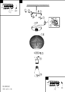 説明書 Eglo 900165 ランプ