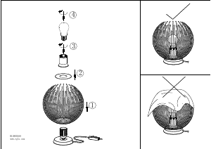 Bruksanvisning Eglo 900168 Lampa