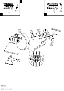 Bruksanvisning Eglo 900169 Lampa