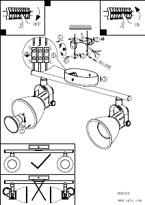 Bruksanvisning Eglo 900171 Lampa