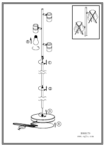 Bruksanvisning Eglo 900179 Lampa