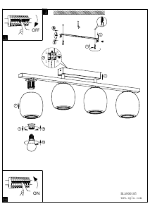 Bruksanvisning Eglo 900185 Lampa