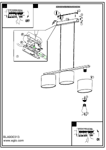 Bruksanvisning Eglo 900313 Lampa