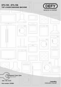 Handleiding Defy DTL156 Wasmachine