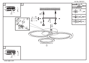 説明書 Eglo 900321 ランプ