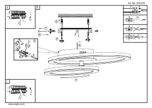 Bruksanvisning Eglo 900322 Lampa