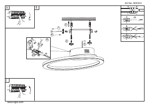 Bruksanvisning Eglo 900323 Lampa