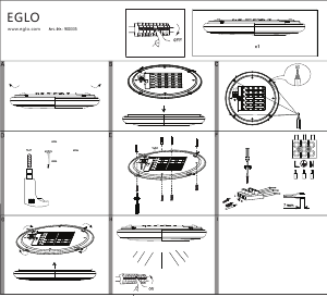 Bruksanvisning Eglo 900335 Lampa