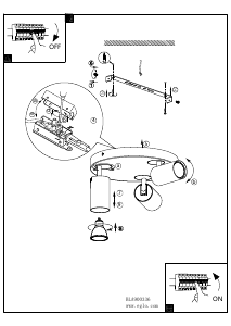 Bruksanvisning Eglo 900336 Lampa