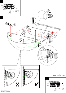 説明書 Eglo 900343 ランプ