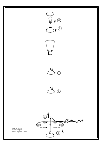 Bruksanvisning Eglo 900378 Lampa