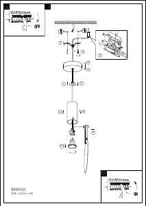 Bruksanvisning Eglo 900401 Lampa