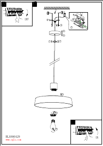 Bruksanvisning Eglo 900429 Lampa