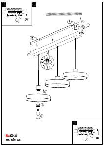 Bruksanvisning Eglo 900431 Lampa