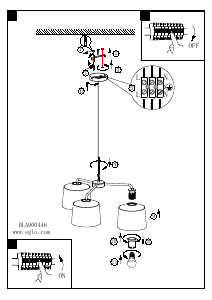 Bruksanvisning Eglo 900446 Lampa