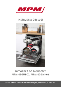 Instrukcja MPM MPM-45-ZMI-02 Zmywarka