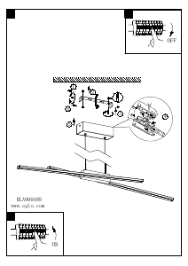 Bruksanvisning Eglo 900489 Lampa