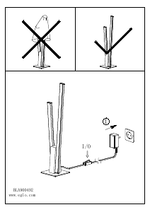 Bruksanvisning Eglo 900492 Lampa