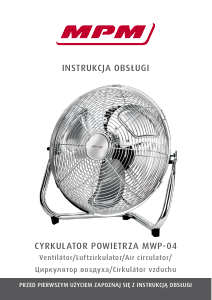 Návod MPM MWP-04 Ventilátor