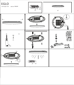 Bruksanvisning Eglo 900499 Lampa