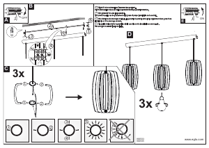 Bruksanvisning Eglo 900503 Lampa