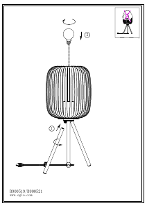 Bruksanvisning Eglo 900519 Lampa