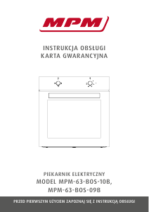 Instrukcja MPM MPM-63-BOS-10B Piekarnik