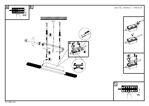 Bruksanvisning Eglo 900617 Lampa