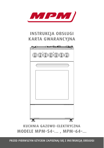 Instrukcja MPM MPM-54-KGM-06E Kuchnia