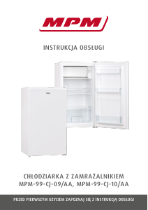 Instrukcja MPM MPM-99-CJ-09/AA Lodówka