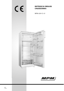 Instrukcja MPM MPM-220-CJ-21 Lodówka
