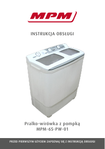 Instrukcja MPM MPM-65-PW-01 Pralka