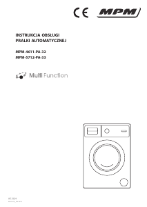 Instrukcja MPM MPM-5712-PA-33 Pralka