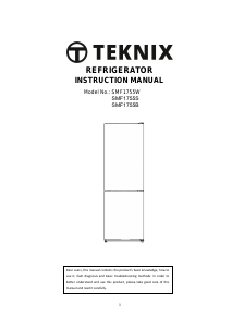 Handleiding Teknix SMF1755S Koel-vries combinatie