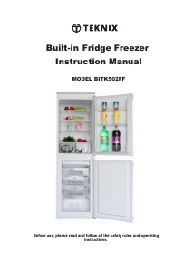 Manual Teknix BITK502FF Fridge-Freezer