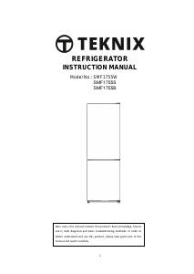 Manual Teknix SMF1755B Fridge-Freezer