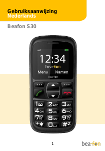 Handleiding Beafon S30 Mobiele telefoon