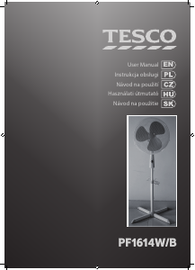 Manual Tesco PF1614W Fan