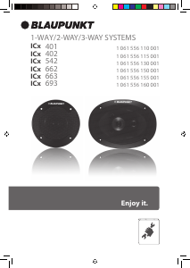 Návod Blaupunkt ICx 402 Reproduktor do auta