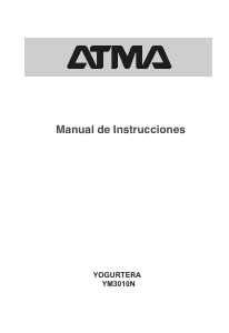 Manual de uso Atma YM3010N Yogurtera