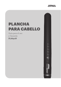 Manual de uso Atma PL8890N Plancha de pelo