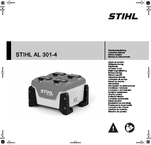 Rokasgrāmata Stihl AL 301-4 Akumulatora lādētājs